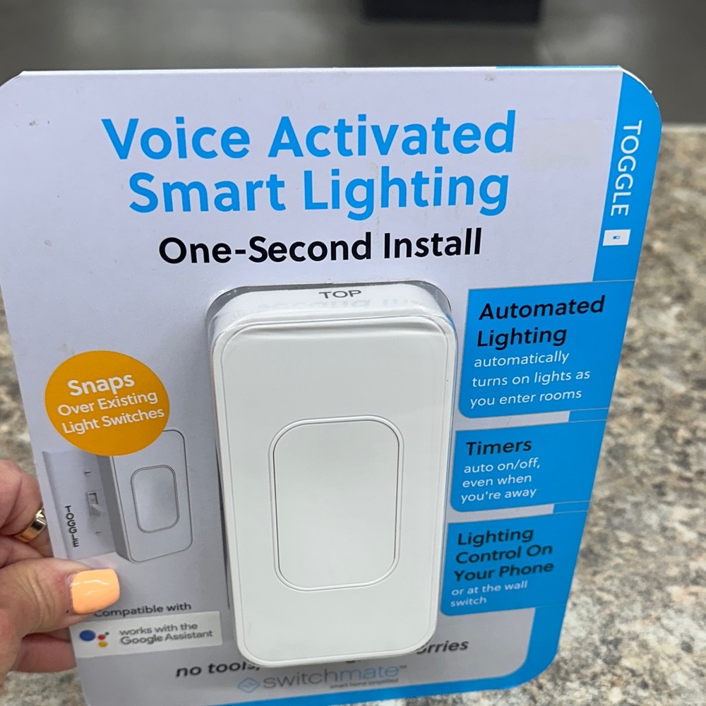 Switchmate Toggle Snap-On Smart Switch — White - Picture 3 of 3